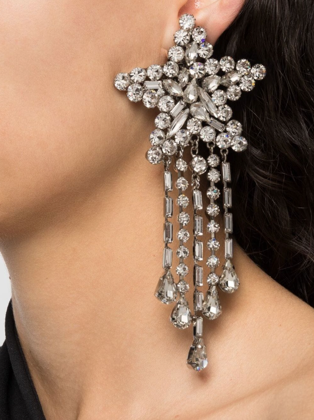 ALESSANDRA RICH Crystal Star Earrings – Friday Candy ALESSANDRA RICH Crystal Star Earrings – Friday Candy