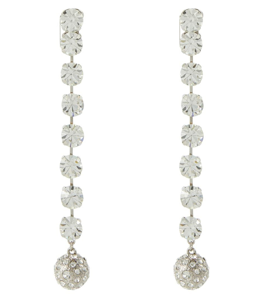 ALESSANDRA RICH Crystal Drop Earrings Rental