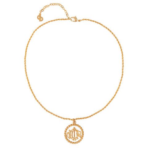 CHRISTIAN DIOR Monogram Necklace