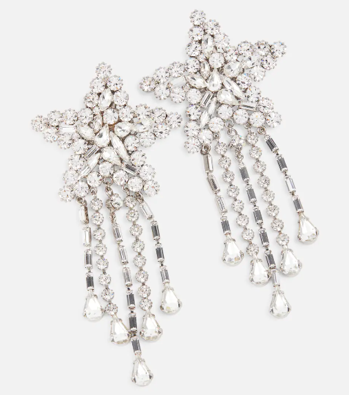ALESSANDRA RICH Crystal Star Earrings