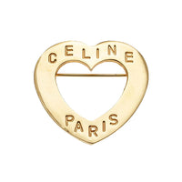 CELINE Paris Gold Brooch – Friday Candy