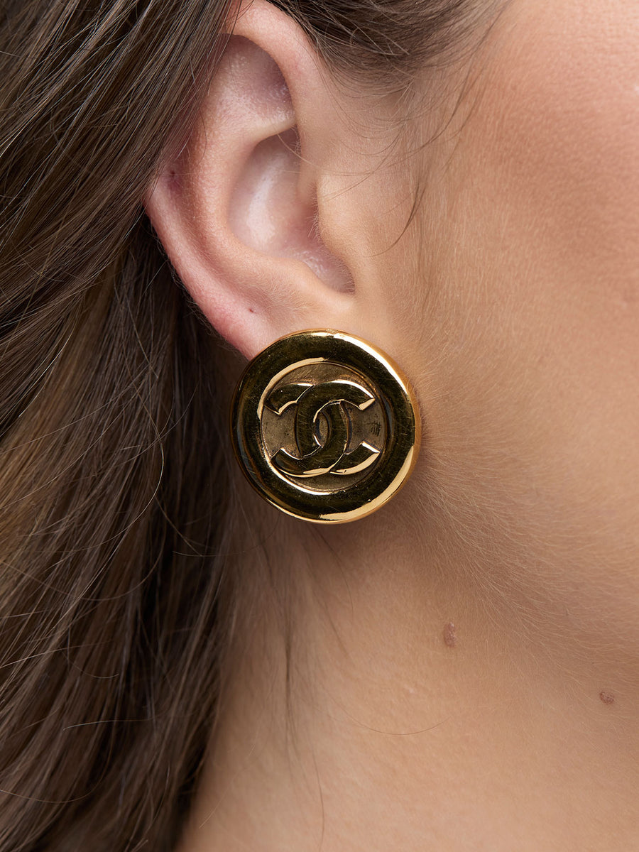 CHANEL Iconic CC Earrings