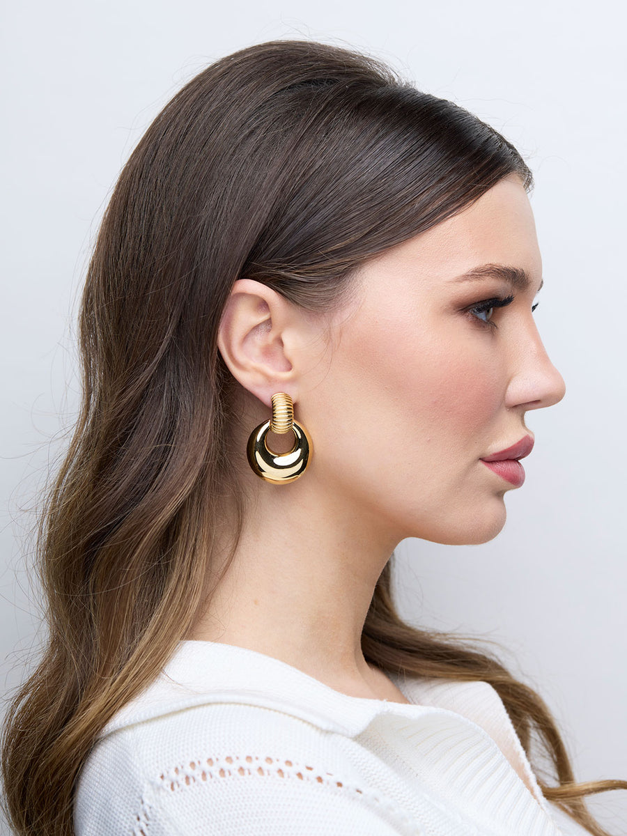 GIVENCHY Door Knocker Earrings